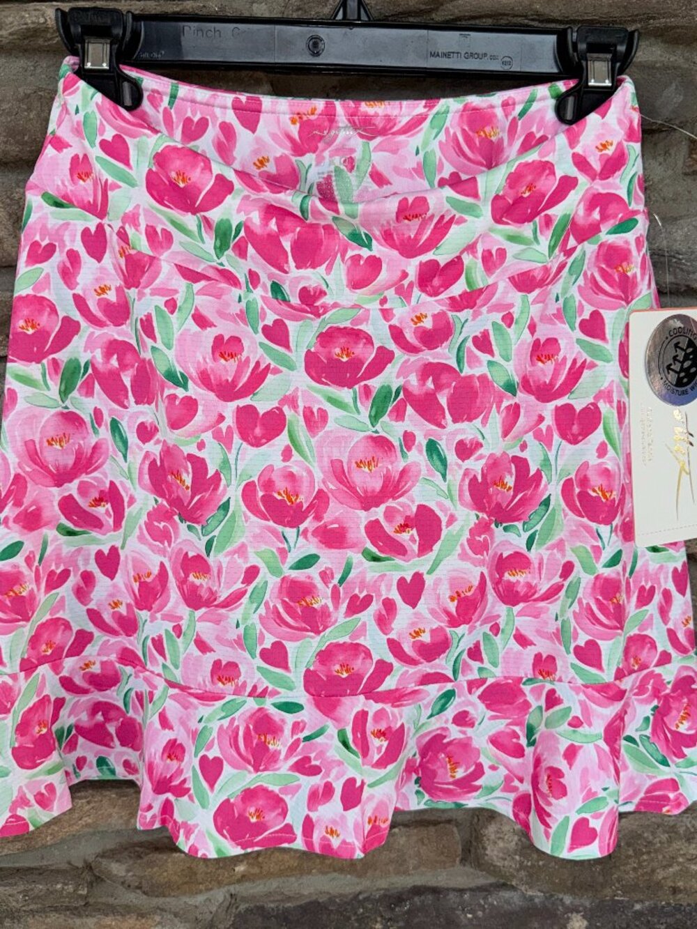 Gottex Women's Golf Tennis Pickle Ball Skort XS S XL Pink Green Tulip Shorts NWT